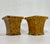 Campaign 1980’s Pair Faux Tortoise Shell Planters/Cache Pots For Sale - Image 3 of 16