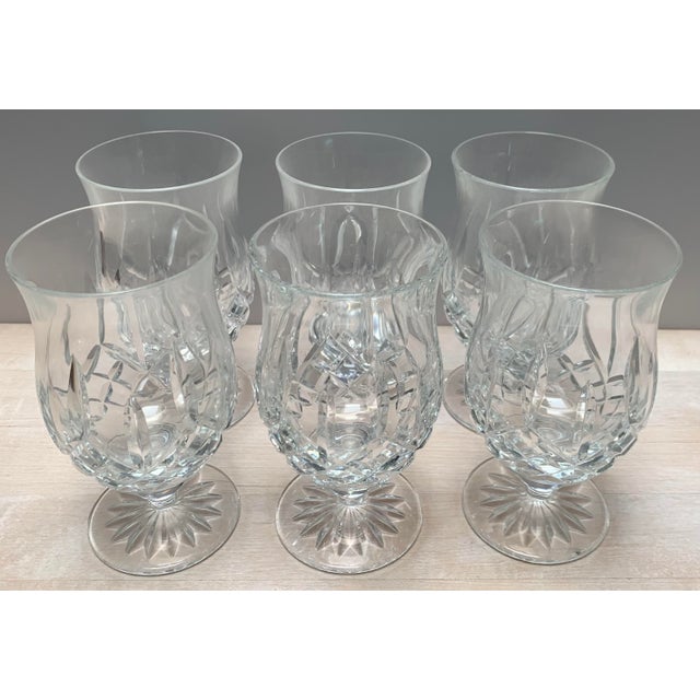 Waterford Mid 20th Century Waterford Water Glasses Set of 6 For Sale - Image 4 of 8