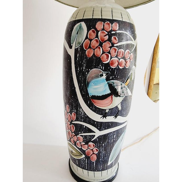 Handmade Ceramic Table Lamp from Nila, Sweden, Mid-1900s For Sale - Image 4 of 13