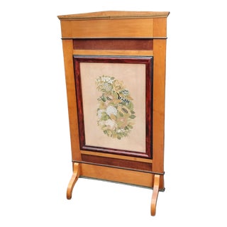 Antique Biedermeier Fire Screen, 1900s For Sale