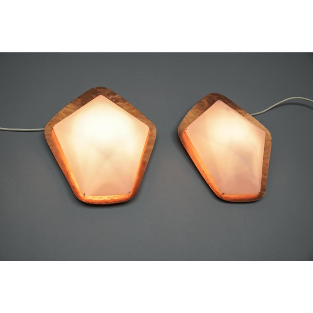 Copper Anthroposophical Wall Fixtures from Rudolf Steiner School, 1960, Set of 2 For Sale - Image 8 of 15