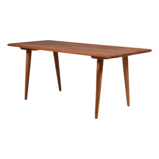 Model AT11 Coffee Table in Oak and Teak by Hans J. Wegner for Andreas Tuck, 2000s For Sale