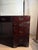 Colonial Mahogany Desk with Brass Fittings, 1990s For Sale - Image 4 of 13