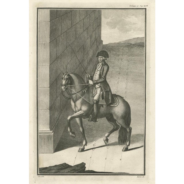Gaspar Fróis Machado, Dressage and Piaffe, 1790, Engraving, Set of 3 For Sale - Image 12 of 15