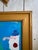 Contemporary Acrylic, Painting on Canvas and Vintage Gold Frame painted by Matthew Izzo Painting size 12” x 16”