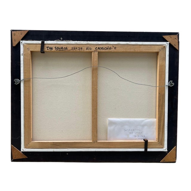 Framed Mid-Century Modernist Figural Oil Painting, Signed For Sale - Image 11 of 11