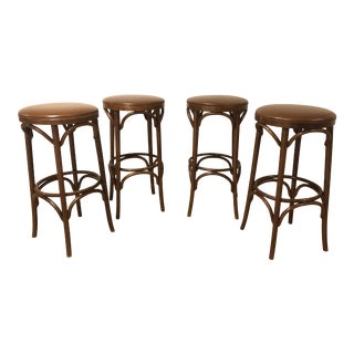 Thonet Bentwood Bar Stools - Set of 4 For Sale