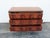 Early 1900s Carved Flame Mahogany Low Dresser Bathroom Vanity 6325 For Sale - Image 4 of 18
