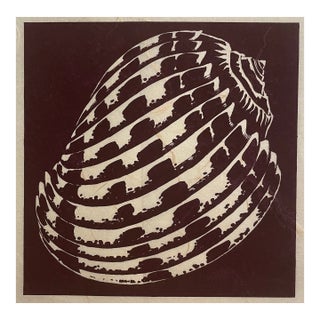 1970s James Omohundro Seashell Serigraph For Sale