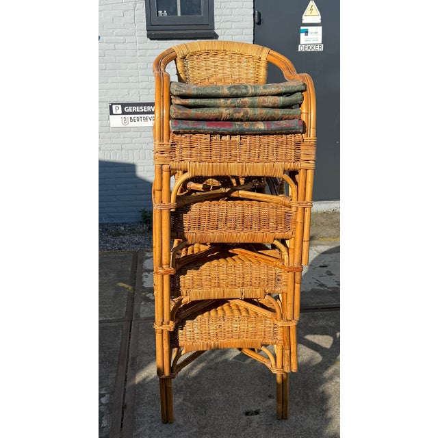 2000 - 2009 Vintage Wicker Garden Set, 2000s, Set of 5 For Sale - Image 5 of 17