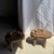 Small Wabi-Sabi Oval Teak Occasional Stool For Sale - Image 13 of 18