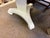 Wood Mid 20th Century Pedestal Table With Marble Center Top For Sale - Image 7 of 8