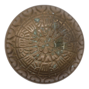 Antique 8 Fold Kenton Brass Passage Door Knob
