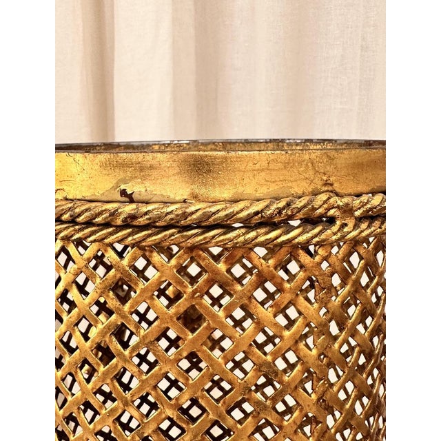 Mid-Century Gold Color Umbrella Stand by Li Puma, 1960s For Sale - Image 12 of 16