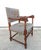 Victorian Antique Barley Twist Needle Point Carved Lions Hall or Throne Chair ~ Traditional Style Wood Side Accent Art Seating For Sale - Image 3 of 18