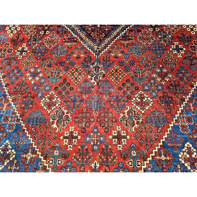 Vintage Persian Joshegan Kashan Rug, Hand-Knotted Wool, Weeping Willow Pattern,11x14 For Sale - Image 11 of 14