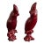 1950s Pair of Italian Ceramic Cockatoo Figurines by Urbano Zaccagnini For Sale