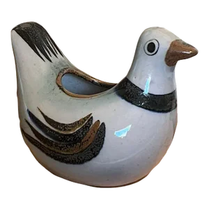 1970s Vintage Pottery Bird Ken Edwards Style