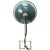 Vintage Industrial Green Metal Petrol Enamel Table Desk Light For Sale - Image 4 of 6