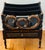 Ebony and Gilt Painted One Drawer Canterbury For Sale - Image 4 of 11