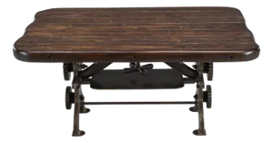 Vintage Industrial Gear Coffee Table, 1950s
