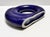 Vintage Blue Glazed Ceramic Vase by Pietro Arosio for Parravicini, Italy, 1970s For Sale - Image 9 of 10