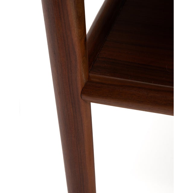 t.h. Robsjohn-Gibbings Widdicomb Square Two Tiered Cocktail Coffee Lamp End Table 1957 For Sale - Image 12 of 14