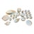 Vintage Seyei Fine China Cups, Bowls & Serving Dishes - 37 Pieces Collection For Sale
