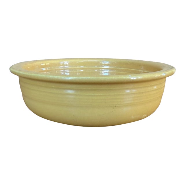 Vintage 5.5" Original Yellow Fiestaware Bowl For Sale