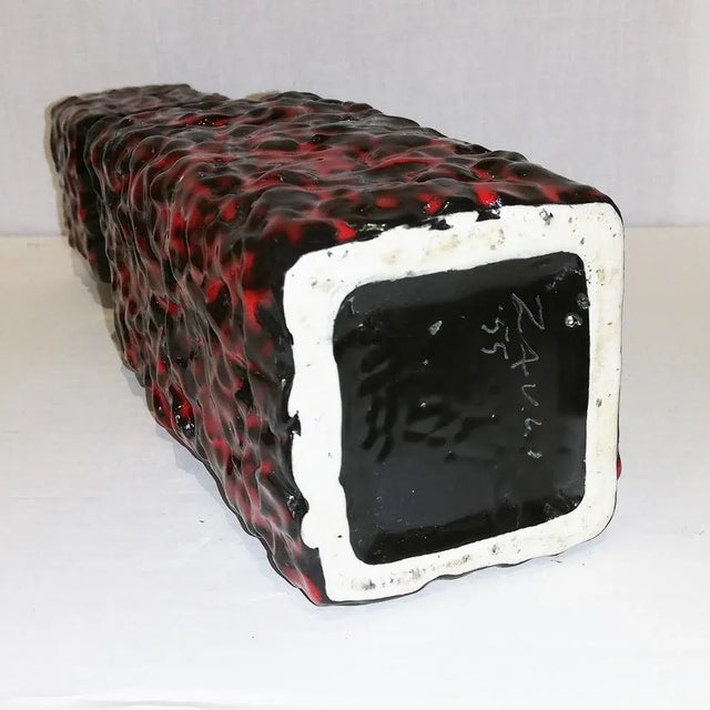 Mid-Century Italian Ceramic Vase by Carlo Zauli, 1970s For Sale - Image 3 of 6