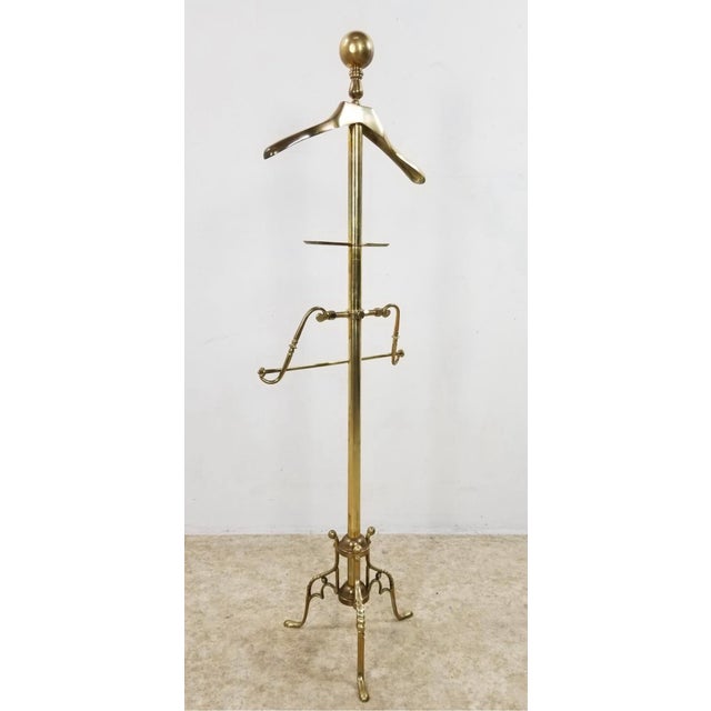 Mastercraft Vintage Brass Italian Valet For Sale - Image 4 of 12