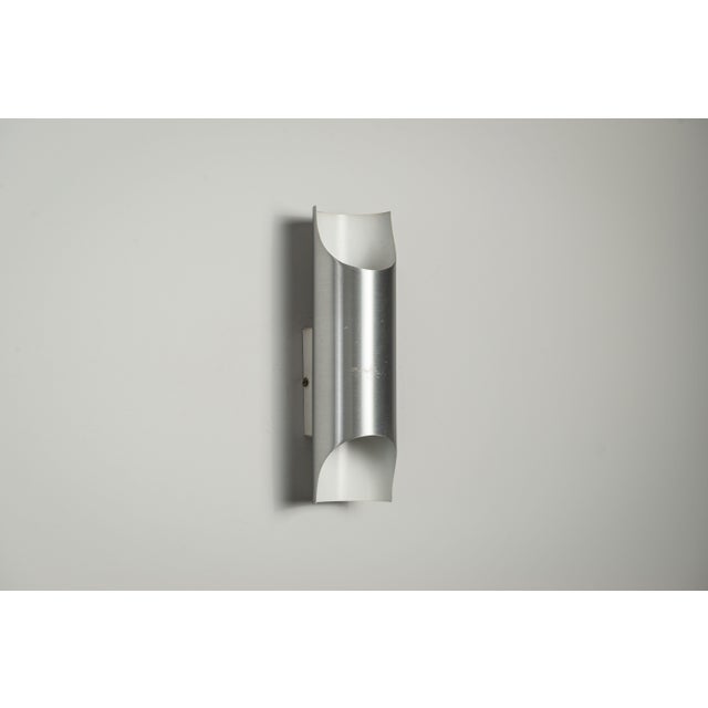 Cylindrical Aluminium Wall Lamps, 1970s, Set of 3 For Sale - Image 9 of 15