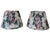 Vintage Botanical Pleated Lampshades- A Pair For Sale - Image 9 of 17