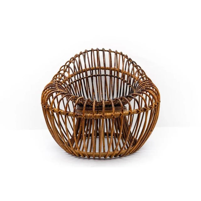 Armchair in Rattan and Bamboo by Janine Abraham & Dirk Jan Rol, 1950s For Sale - Image 9 of 18