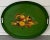 Antique 19th Century French Tole Serving Tray With Mid-Century Decal For Sale - Image 12 of 12