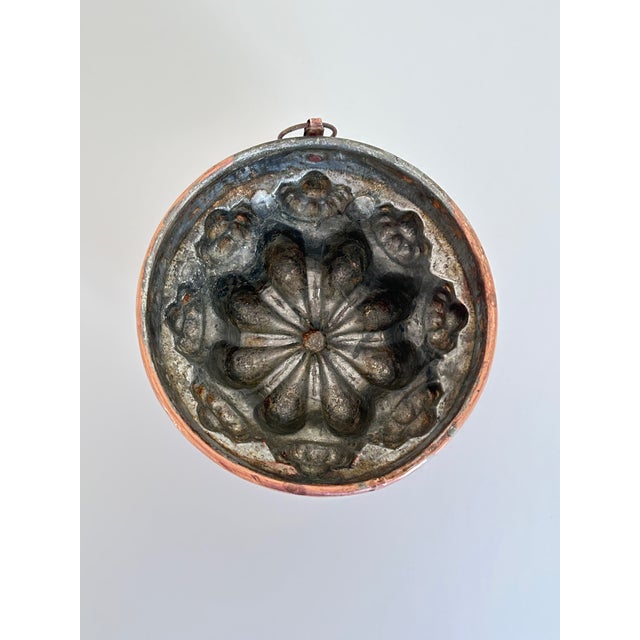 Metal Antique German Copper Kugelhopf Pan For Sale - Image 7 of 7