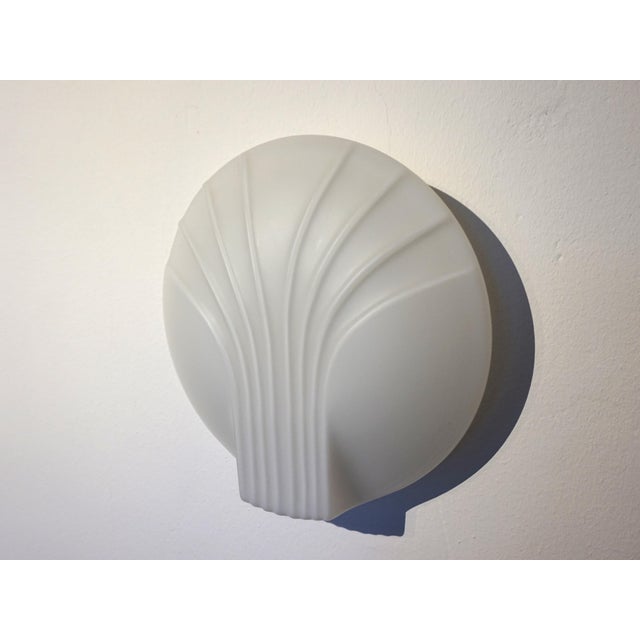 Art Deco Opal Glass Mussel Wall Lamps by Egon Hillebrand for Hillebrand Leuchten, 1960s, Set of 2 For Sale - Image 13 of 18