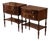 Hickory Chair Historic James River Plantation Collection Mahogany Chests Side Tables - Pair For Sale