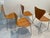 Mid-Century Modern 1970s Set of 4 Mid-Century Modern Chairs in the Style of Arne Jacobsen Series 7 For Sale - Image 3 of 12