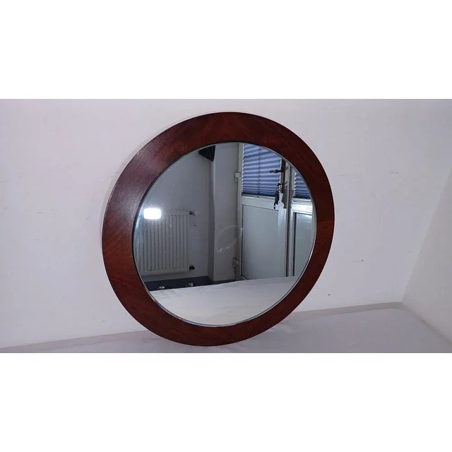 Scandinavian Palisander Mirror, 1970s For Sale - Image 11 of 12