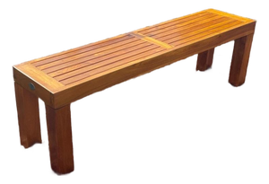 Teak Backless Bench, 5 Feet Long