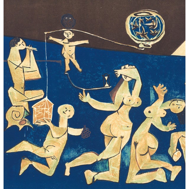 Abstract 1954 Pablo Picasso Lithograph "La Paix" (The Peace) For Sale - Image 3 of 7