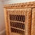Vintage Wicker Shelved 2-Door Cupboard For Sale - Image 6 of 14