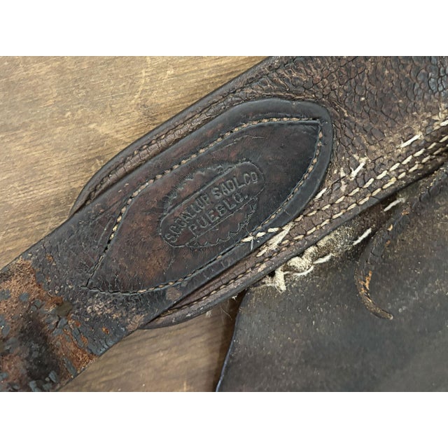 s.c. Gallup Western Chaps From Colorado, 1890s For Sale - Image 4 of 9