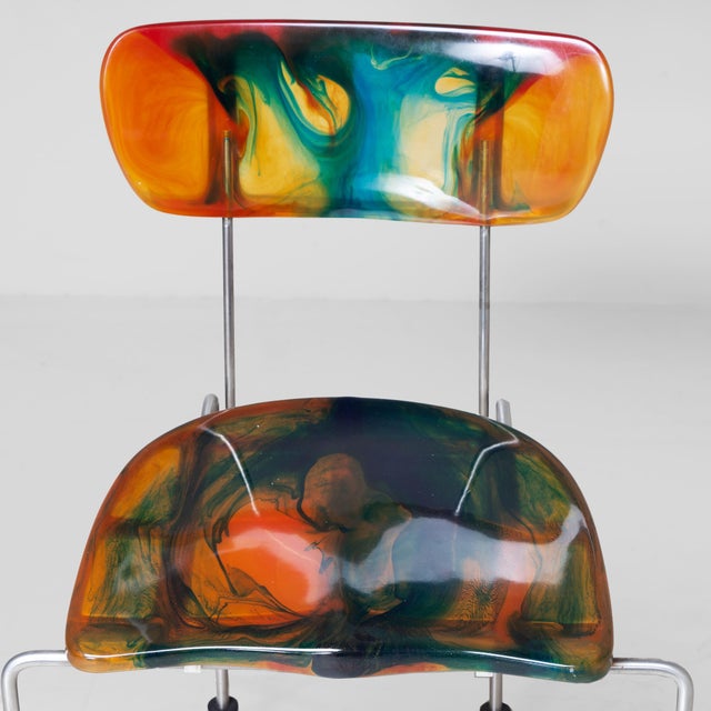Broadway Chairs by Gaetano Pesce for Bernini, 1980s, Set of 4 For Sale - Image 6 of 18