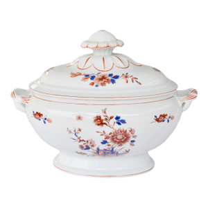 1970s Mottahedeh Vista Alegre "Amor'e Peony" Tureen