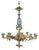 Louis XVI Style Sevres Porcelain Chandelier for 15 Candles For Sale
