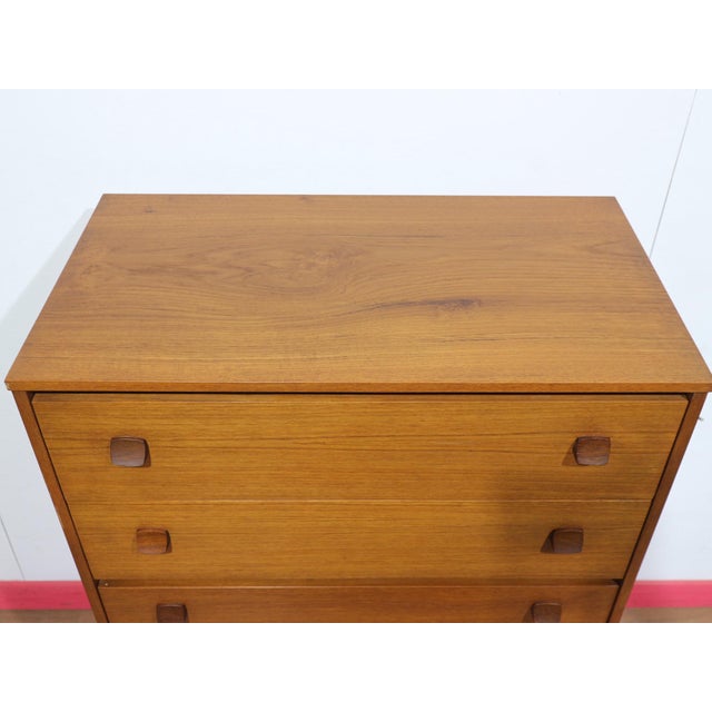 Mid Century Modern Vintage Teak British Dresser Drawers For Sale - Image 12 of 14
