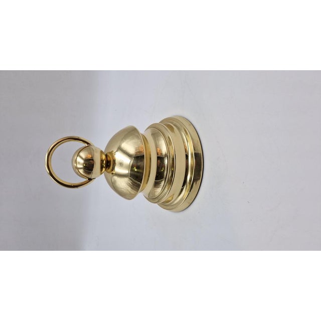 Mid-Century Modern Mid-Century Modern Brass Doorstop by Luigi Caccia Dominioni for Azucena, 1950s For Sale - Image 3 of 7