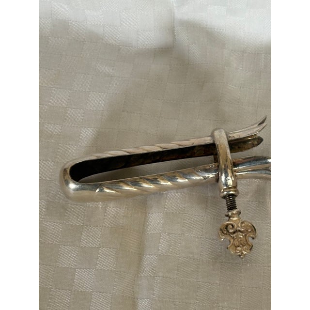 Silver Late 19th C Silverplate Roast Assist For Sale - Image 8 of 8